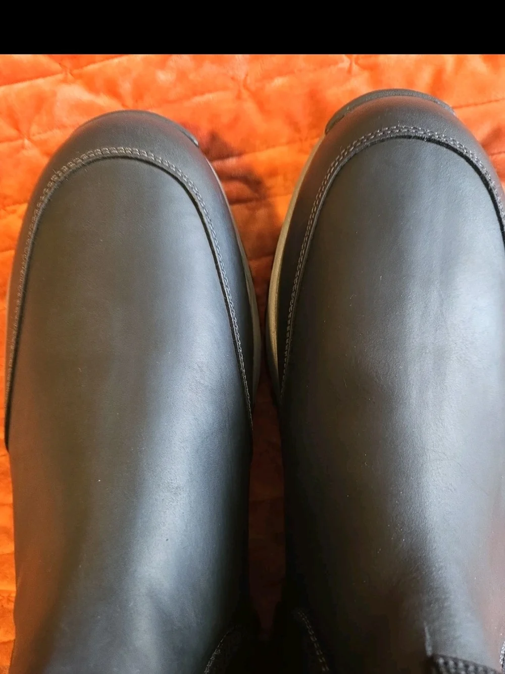 Men's Black Slip-On Florsheim 11m NWT Rugged Chelsea Boots Original LeatherClean